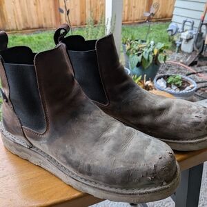 Danner Men's Distressed Brown Chelsea Boots